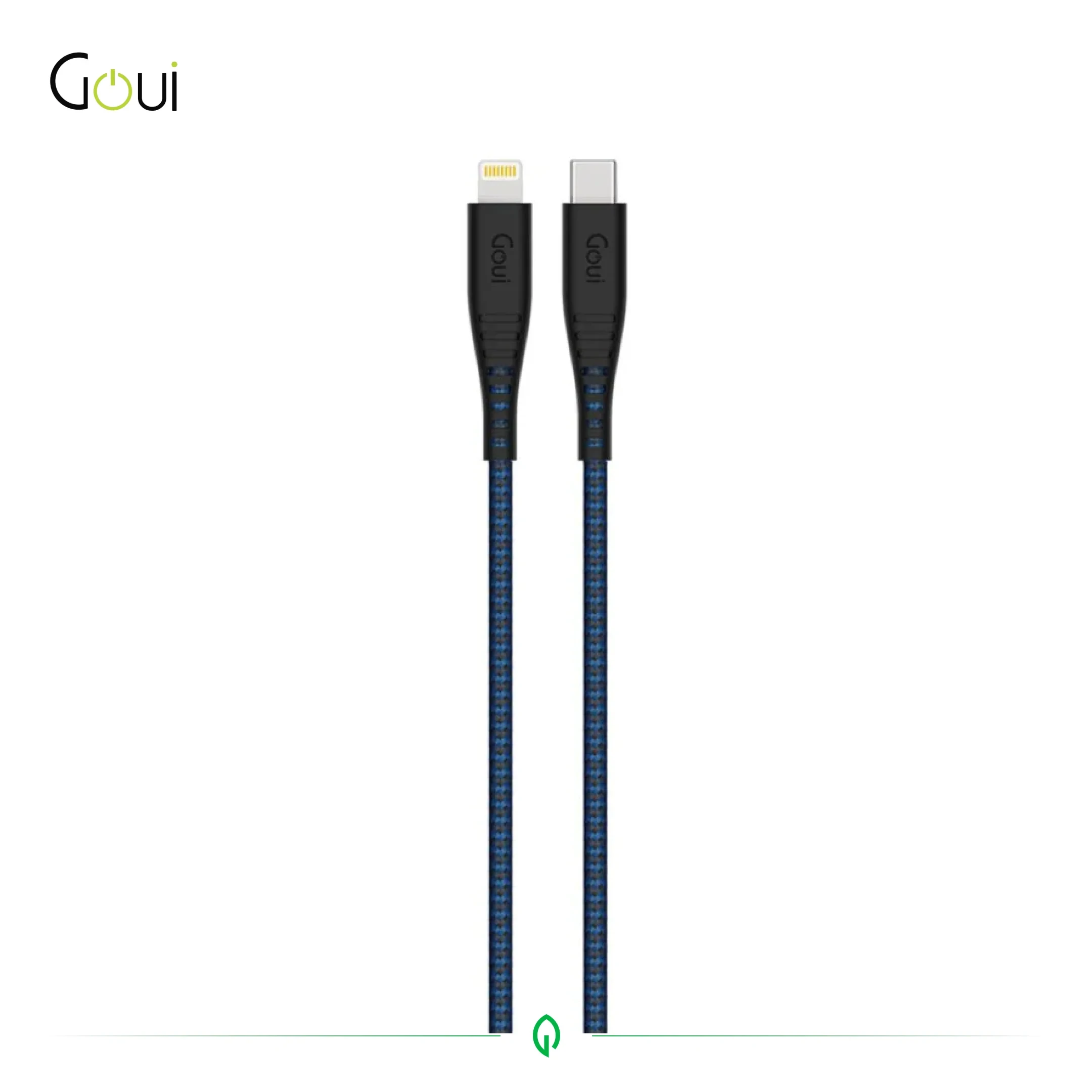 Goui Flex Câble iPhone Lightning vers Type-C (2 m) - Bleu foncé
